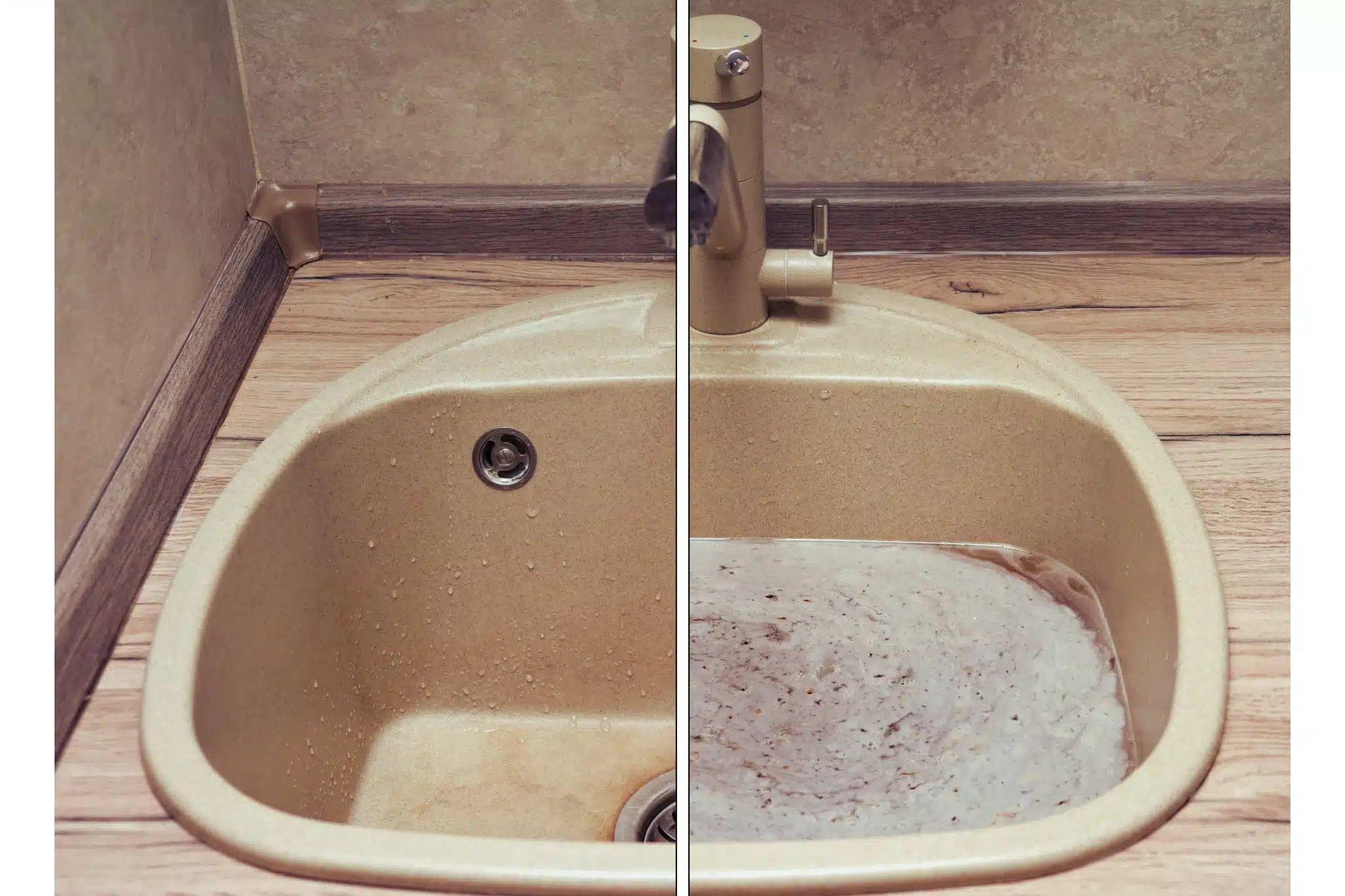 Ingrédients pour la méthode : bicarbonate, vinaigre, sel, bouteille