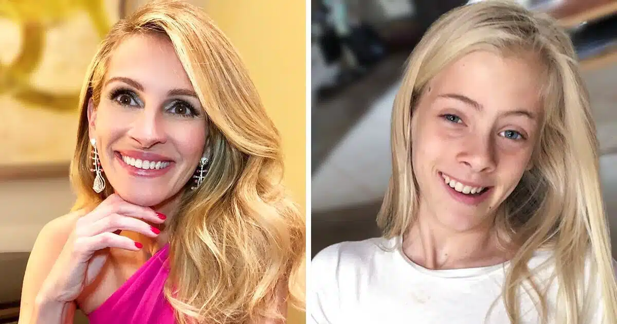 Comparaison entre Julia Roberts jeune et Hazel Moder