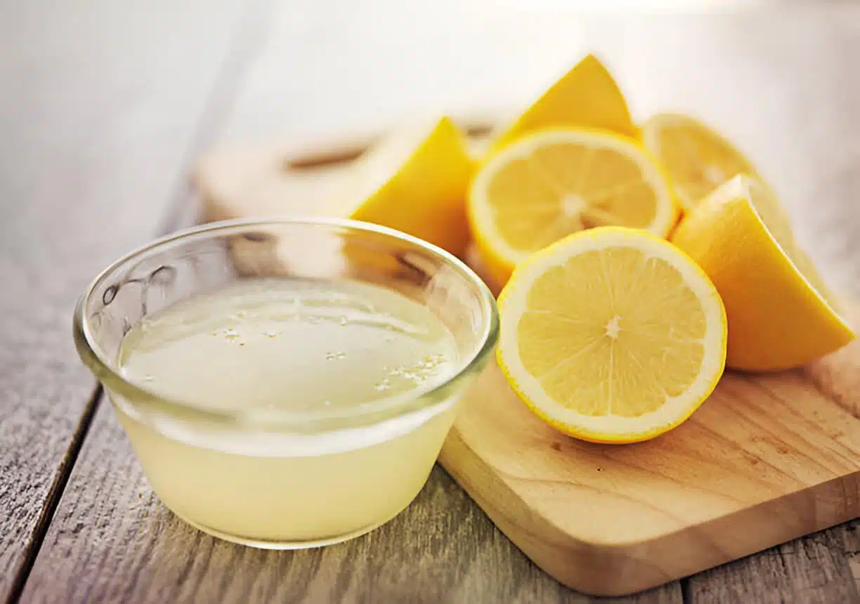 Jus de citron frais