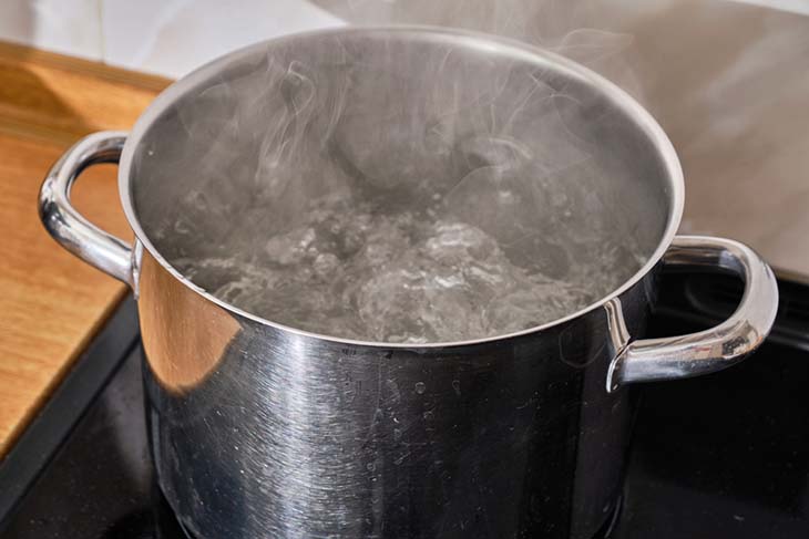 De l’eau bouillante – source : spm