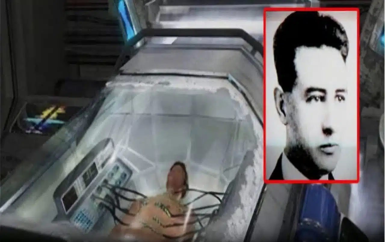 Photo contemporaine d'un centre de cryonie ou d'un réservoir d'azote liquide moderne