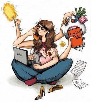 les mamans sont toujours fatiguées