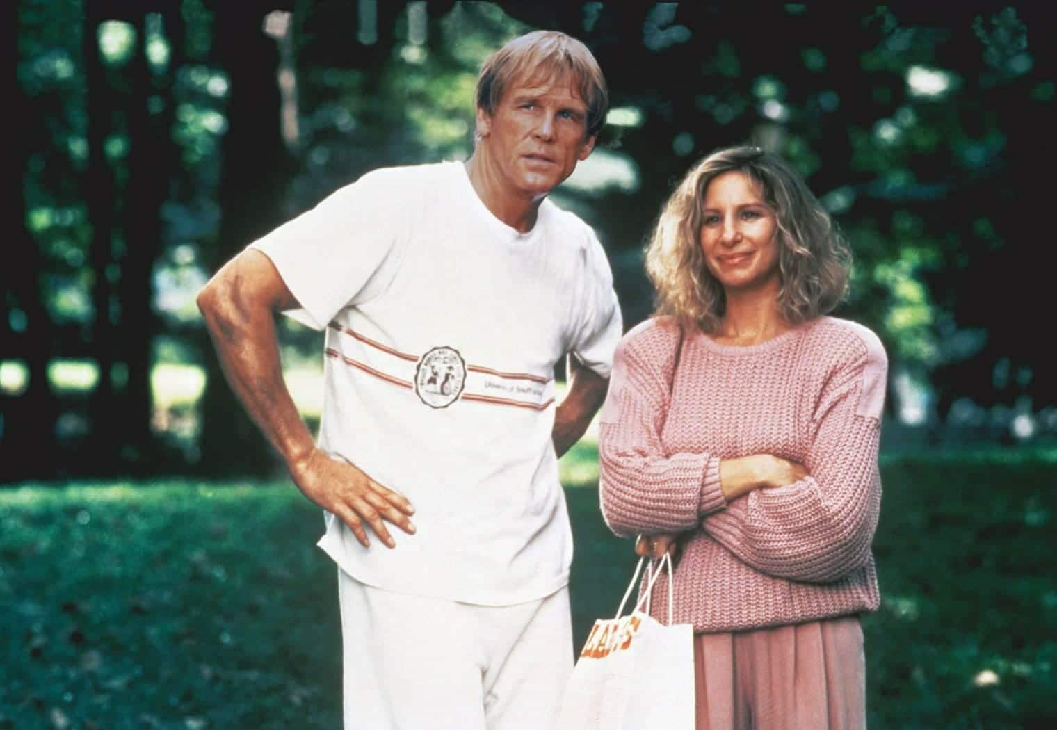 Nick Nolte et Barbra Streisand dans une scène du Prince des Marées