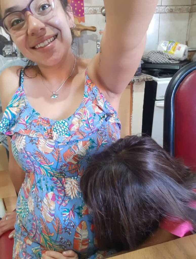 Luz avec sa maman