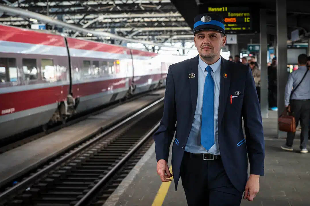 Contrôleur de train en Belgique