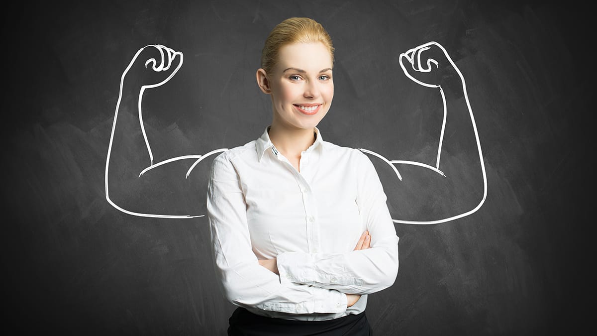 Portrait d'une femme entrepreneure inspirante
