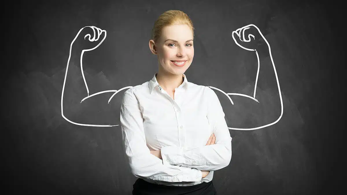 Portrait d'une femme entrepreneure inspirante