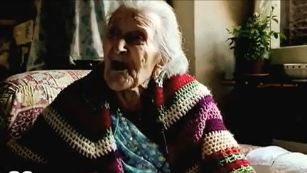 Emma Morano dans son fauteuil