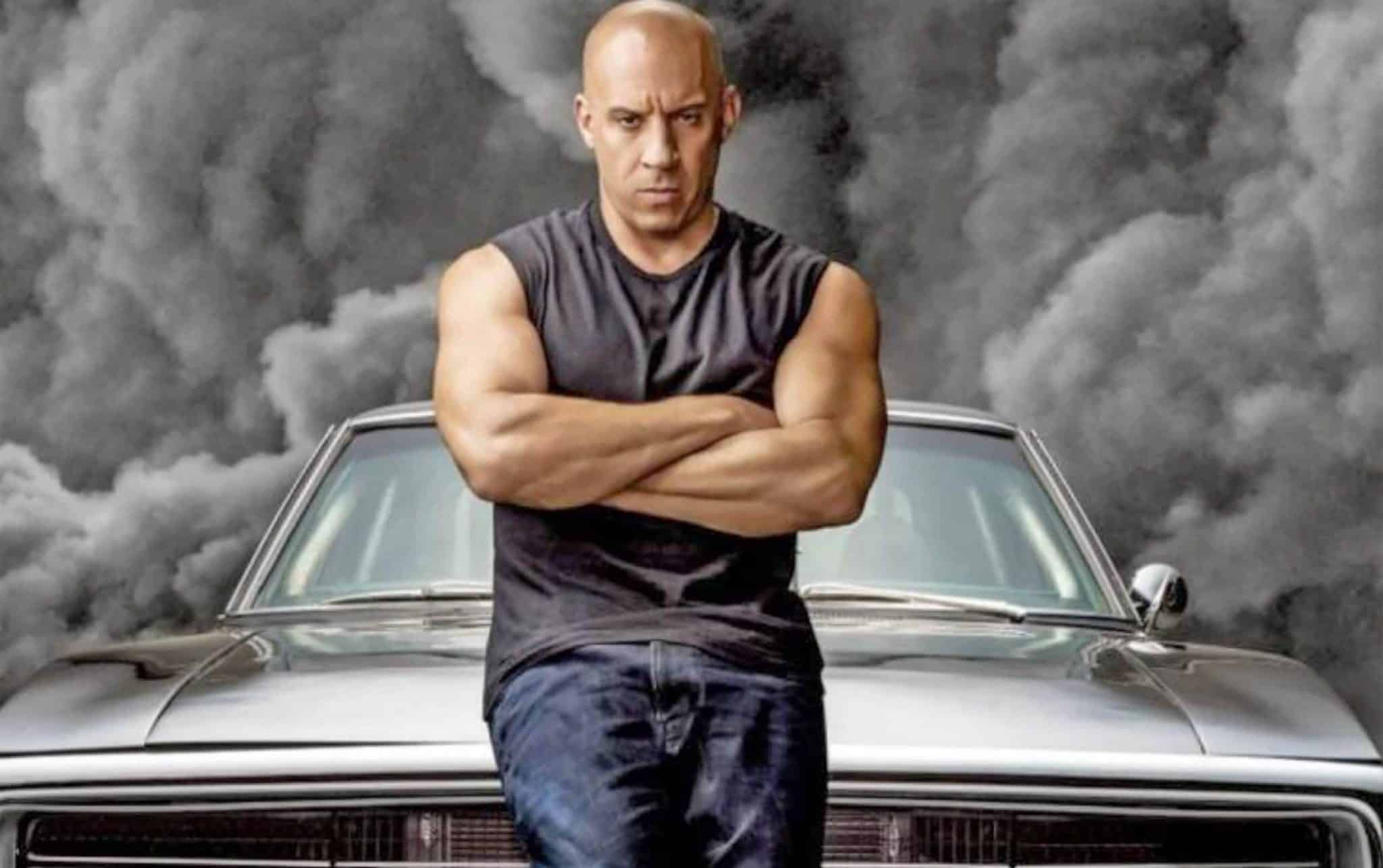 Vin Diesel sur le tournage d'un film de la saga Fast & Furious