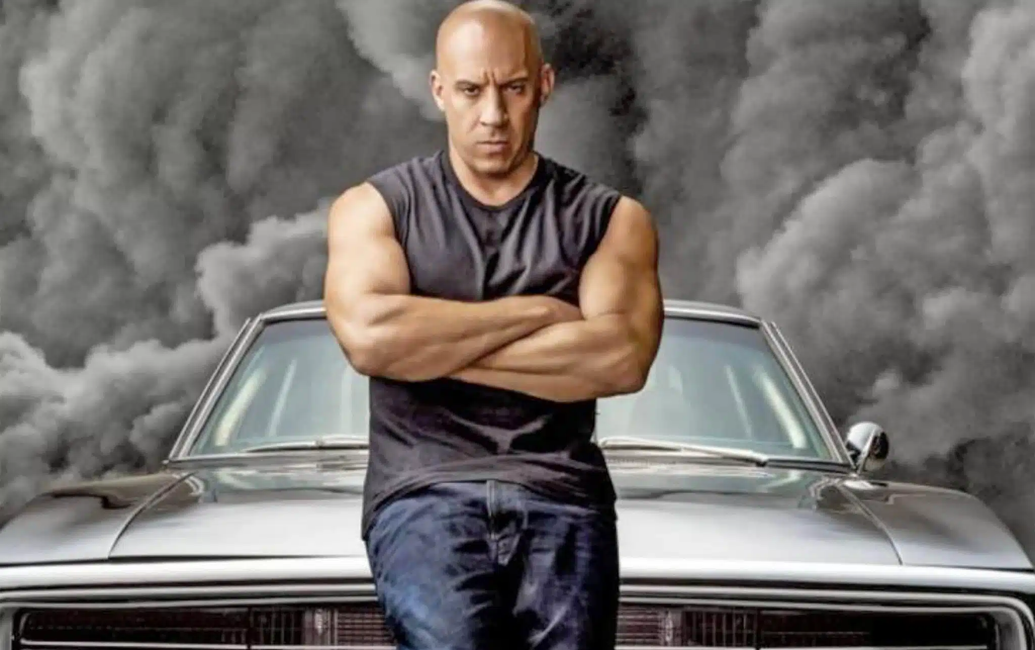 Vin Diesel sur le tournage d'un film de la saga Fast & Furious