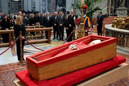 Pape François lors d'une audience publique