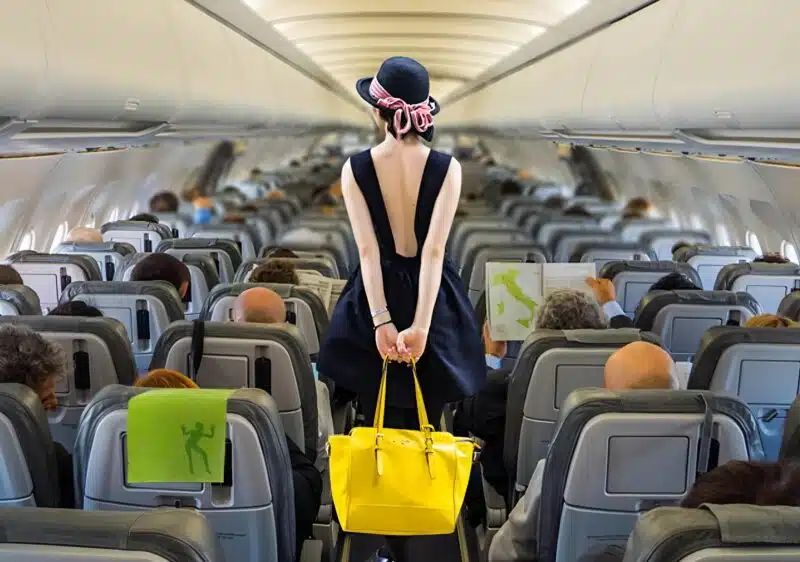 Confrontation en cabine d'avion