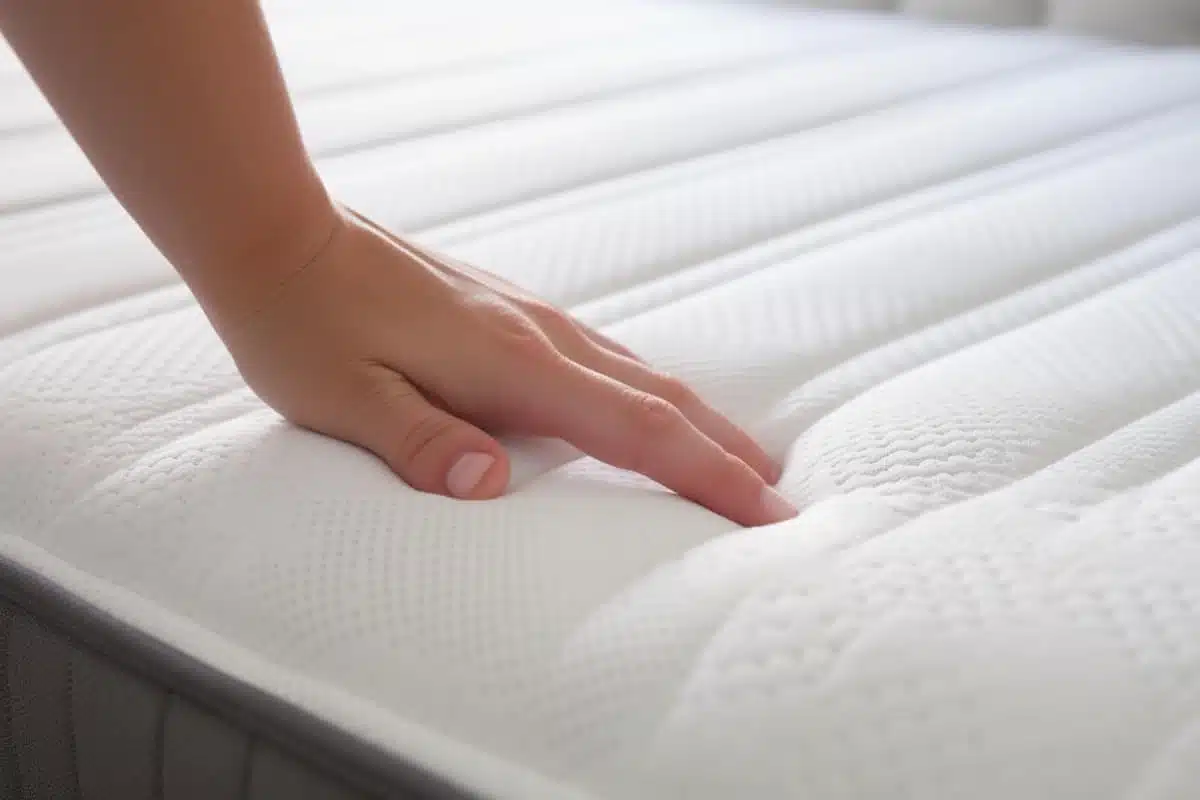 Matelas saupoudré de bicarbonate de soude