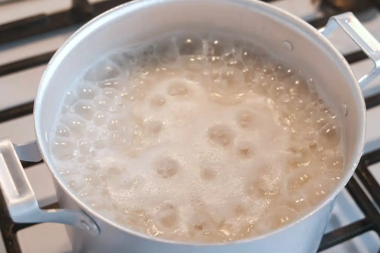 Eau de cuisson du riz comme lotion tonique