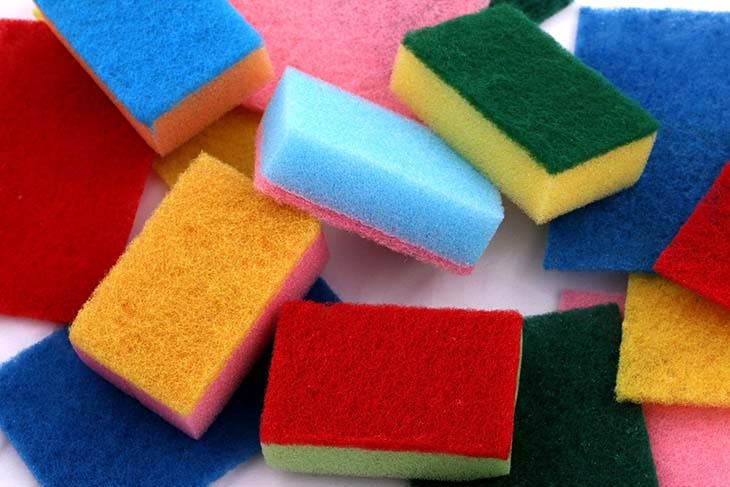 Éponges à vaisselle - source : spm