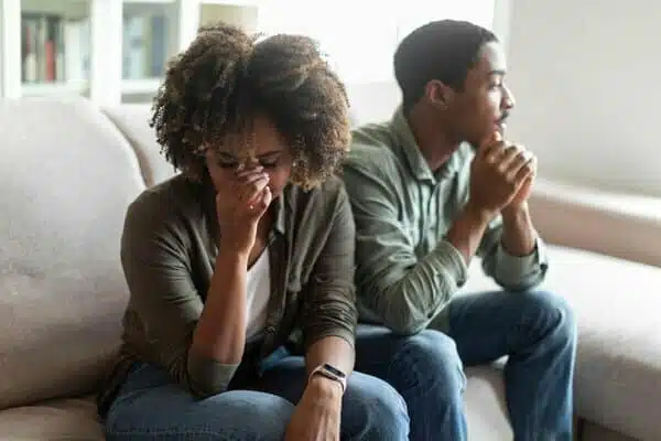 Couple en désaccord