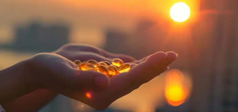 Assortiment d'aliments riches en vitamine D
