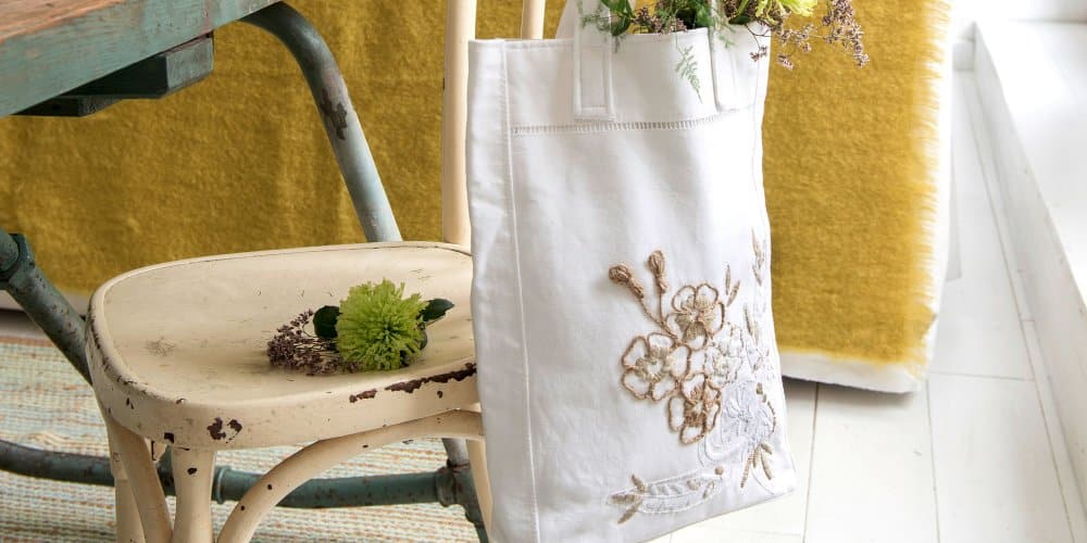 Idées pour recycler du linge de maison avec des broderies