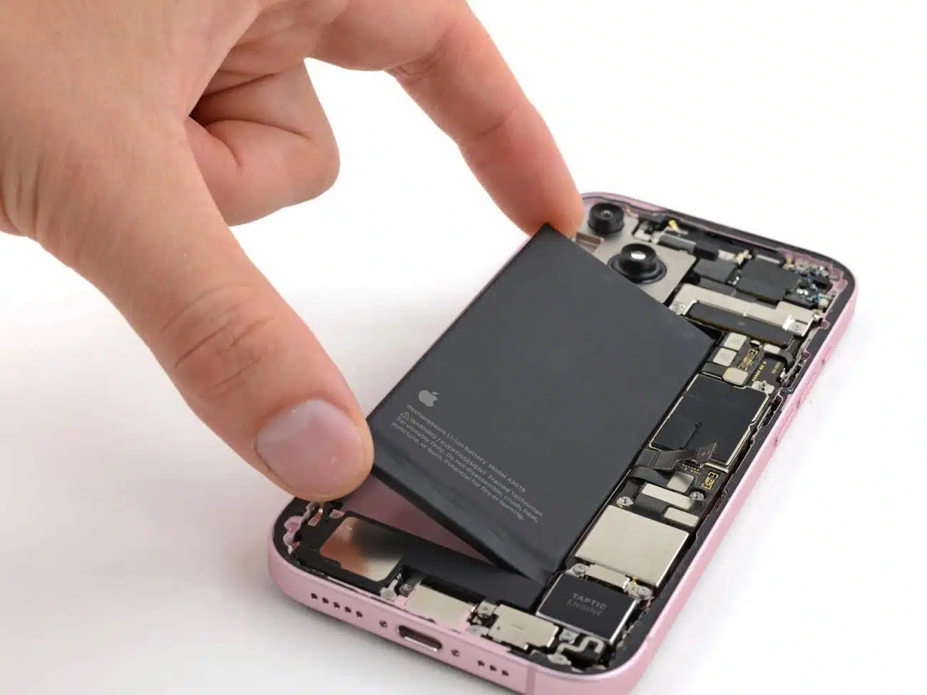 Schéma explicatif du fonctionnement d'une batterie lithium-ion