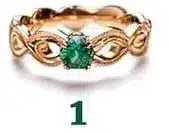 Bague inspirée par la nature