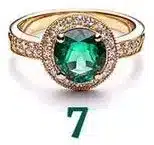 Bague sophistiquée et ambitieuse