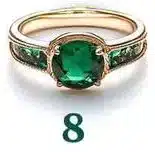 Bague unique et créative