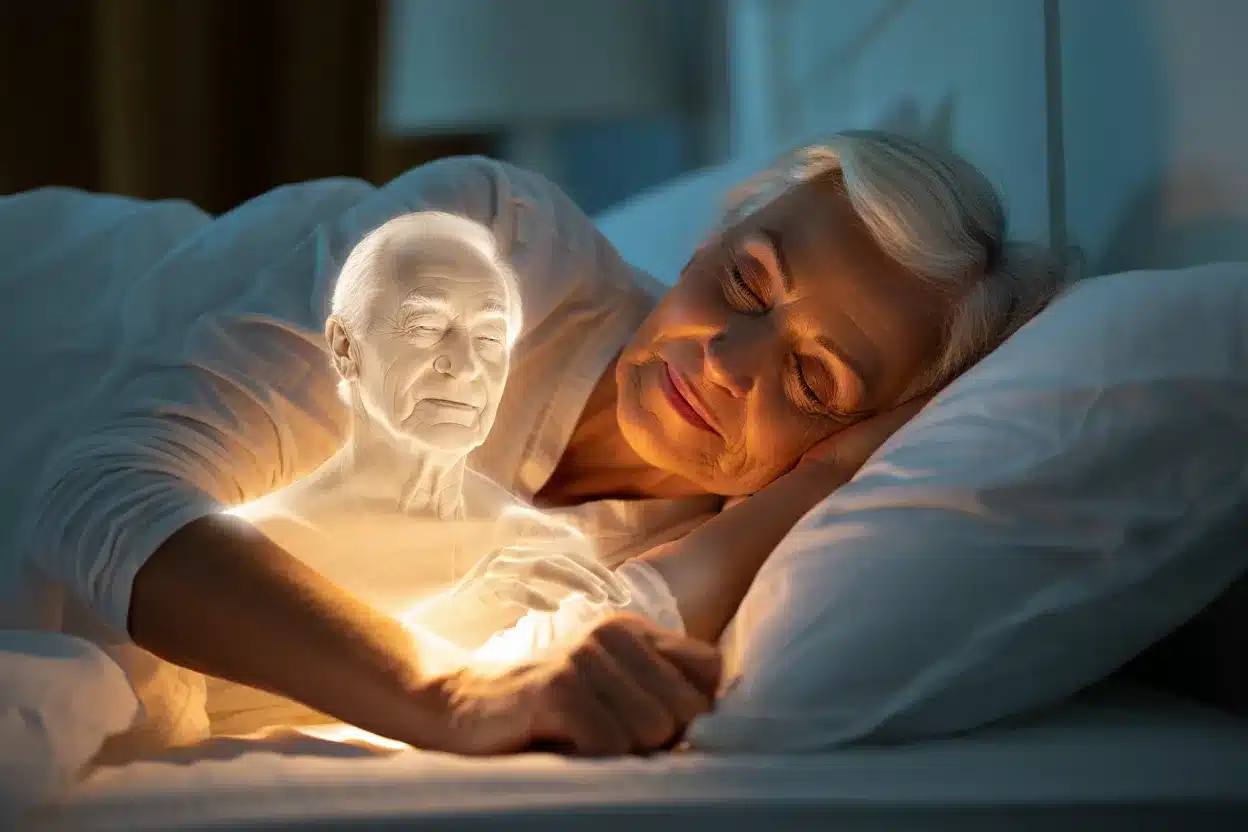 Illustration d'un rêve émouvant avec une personne disparue