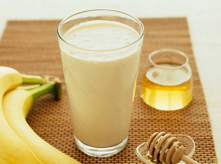 Un smoothie à la banane 