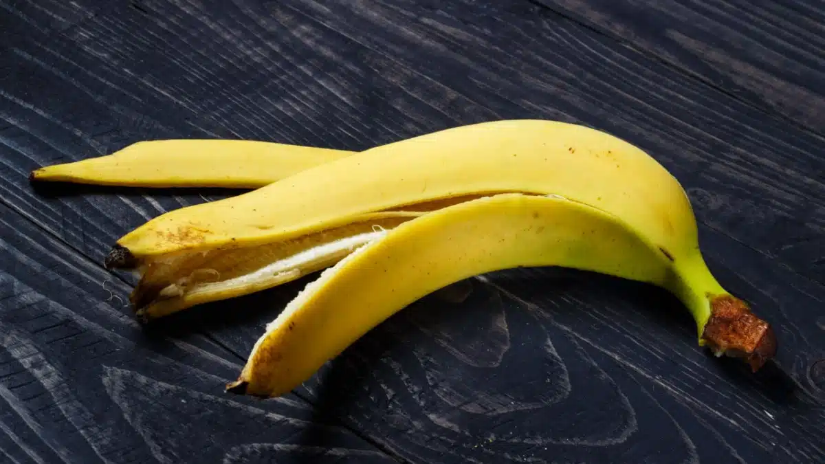 Peau de banane utilisée en soin cosmétique