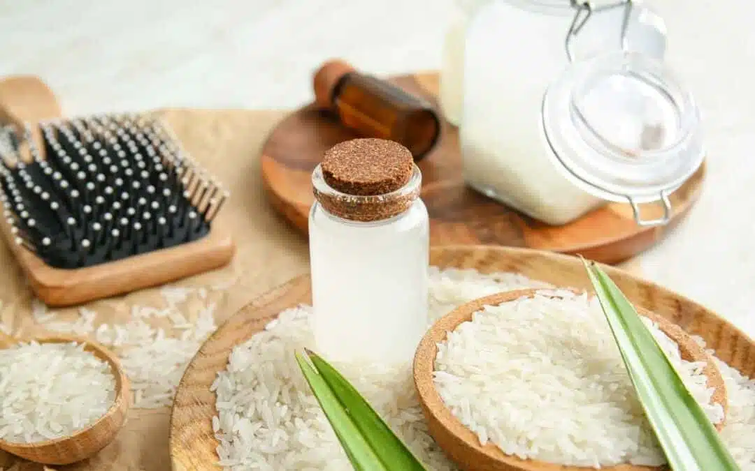Eau de riz pour blanchir